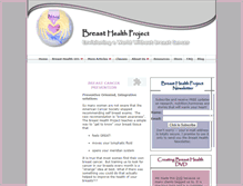 Tablet Screenshot of breasthealthproject.com